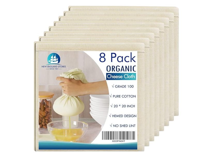 Cool Gadgets You Didn’t Know You Needed-New England Stories Reusable Cheesecloth